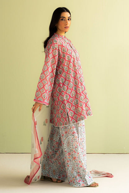 Zara Shahjahan | Coco Prints 25 | Amaya-10B M Pale Pink Lawn