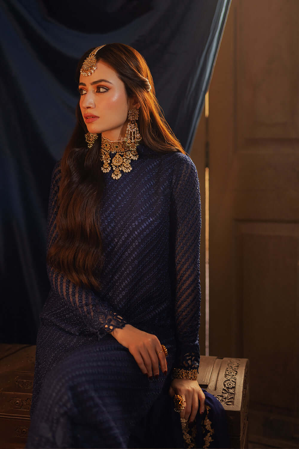 Azure | Luxe Formals | Aqua Serene - Pakistani Designer Dress - by Azure - Type : Ladies Clothes - 100% Original at Saira Sultan