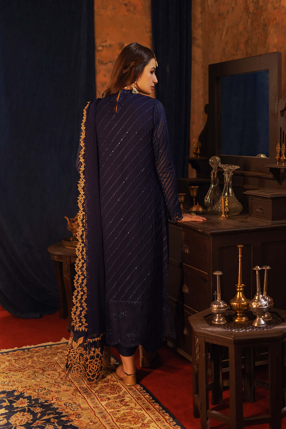 Azure | Luxe Formals | Aqua Serene - Pakistani Designer Dress - by Azure - Type : Ladies Clothes - 100% Original at Saira Sultan