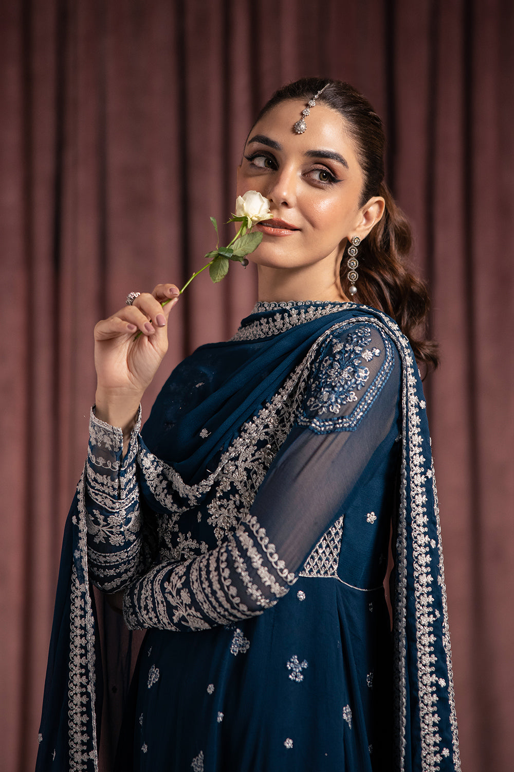 Azure | Luxe Formals | Aquatic Whisper - Pakistani Designer Dress - by Azure - Type : Ladies Clothes - 100% Original at Saira Sultan