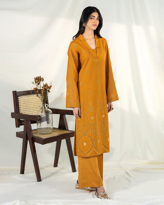 Zevk | Winter Flavour | MOSAMBI XS Mustard Yellow Khaddar