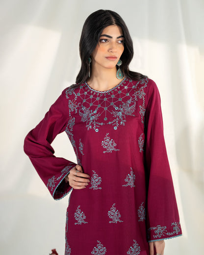 Zevk | Winter Flavour | BEETROOT M Magenta Khaddar