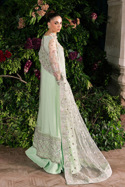 Maryum N Maria | Zircon Formals | SEPIDEH - MS40084 XL Pastel Mint Organza