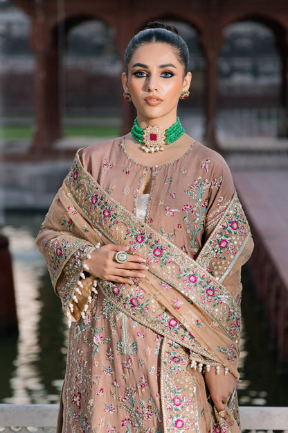 Maryum N Maria | Zircon Formals | SETAREH - MS40071 M Coffee Organza
