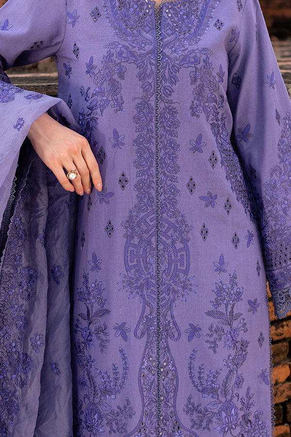 Saffron | Solace Winter Edit | Jasmine M Lavender Khaddar