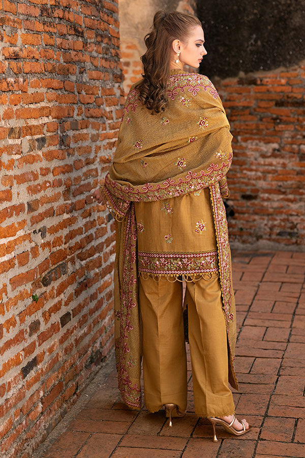 Saffron | Solace Winter Edit | Aurora S Mustard Khaddar