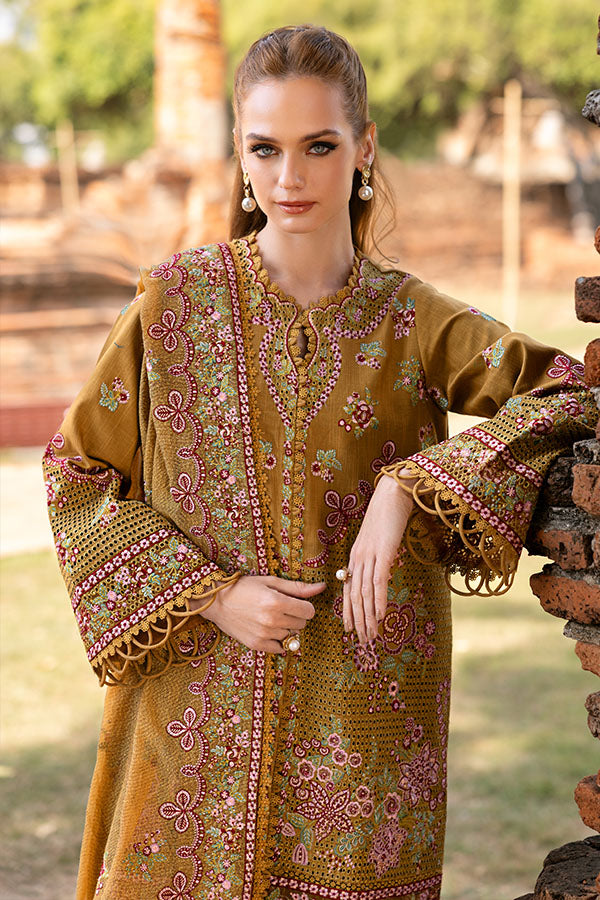 Saffron | Solace Winter Edit | Aurora XL Mustard Khaddar