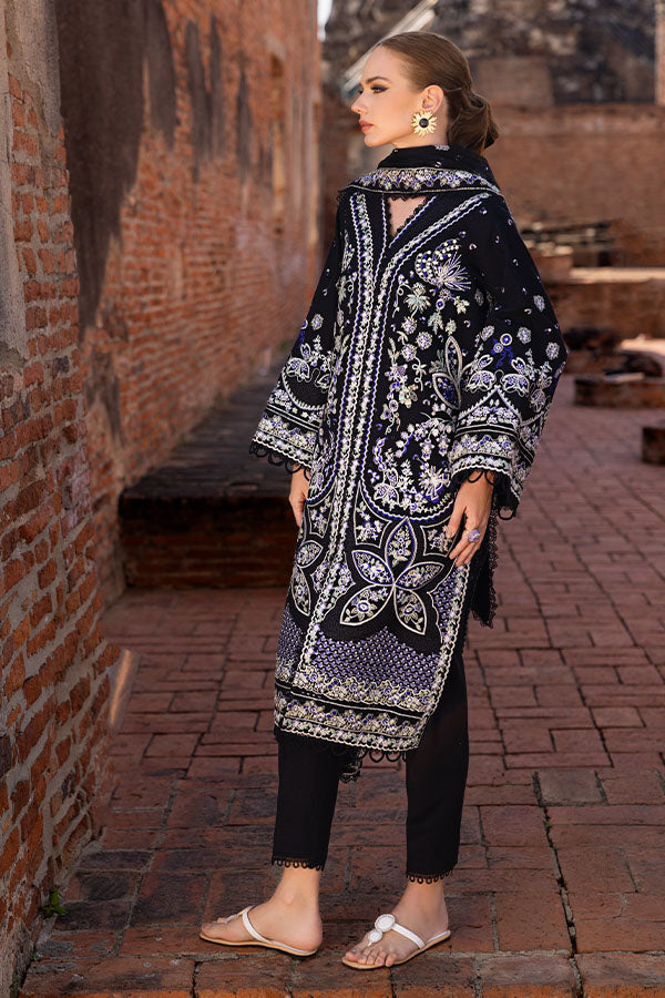 Saffron | Solace Winter Edit | Belle XS Black Khaddar