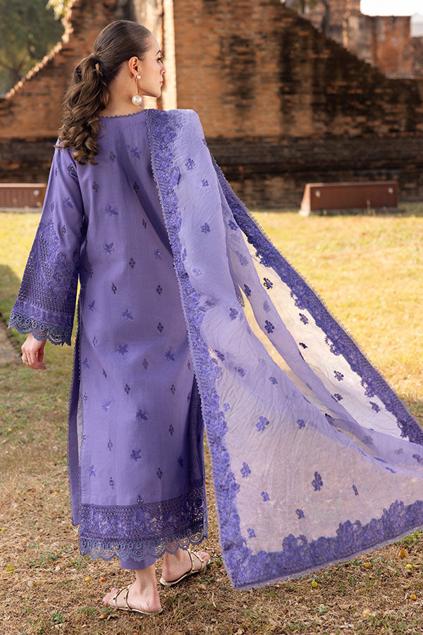 Saffron | Solace Winter Edit | Jasmine S Lavender Khaddar