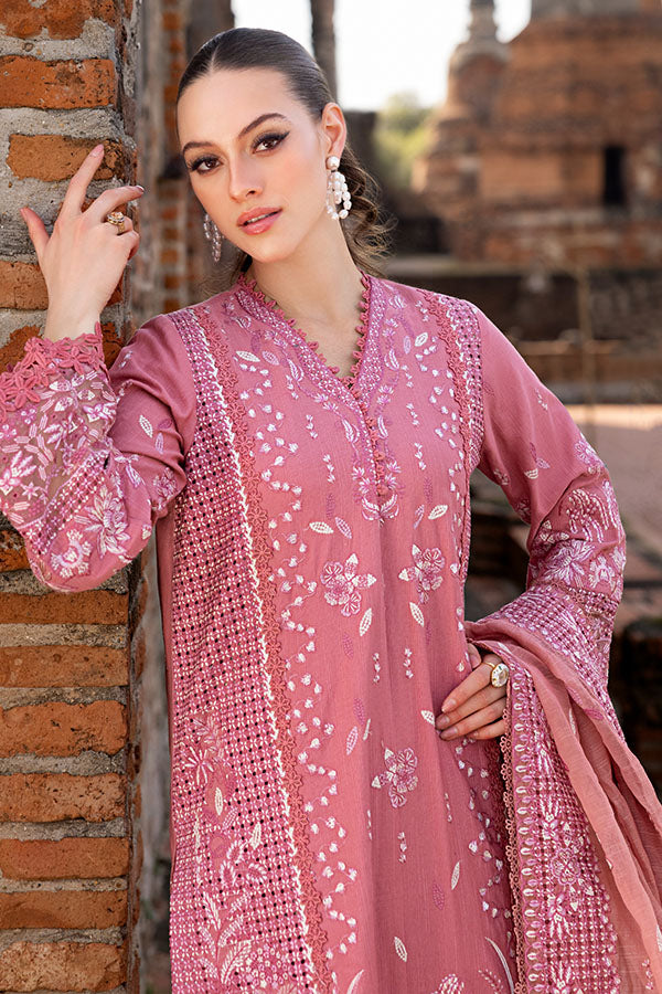 Saffron | Solace Winter Edit | Froza L Blush Pink Khaddar