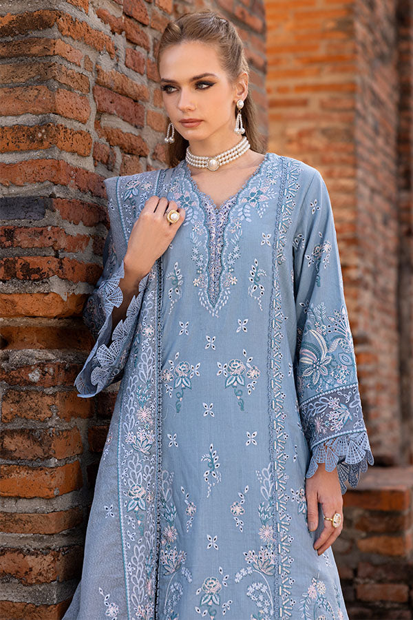 Saffron | Solace Winter Edit | Aster XL Blue Khaddar