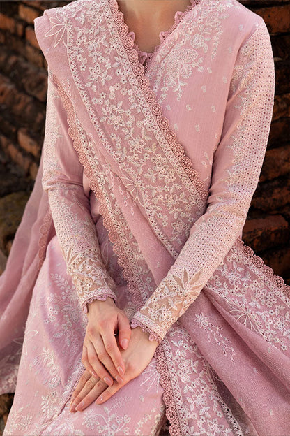 Saffron | Solace Winter Edit | Daphne M Baby Pink Khaddar