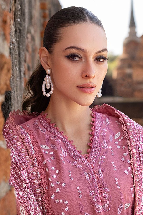 Saffron | Solace Winter Edit | Froza M Blush Pink Khaddar