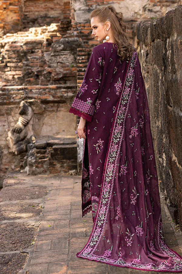 Saffron | Solace Winter Edit | Diana S Plum Khaddar