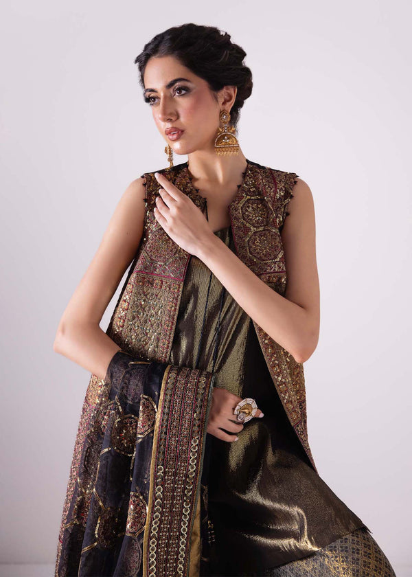 Laj | Elaheh Formals | EMILIA M Gold Silk