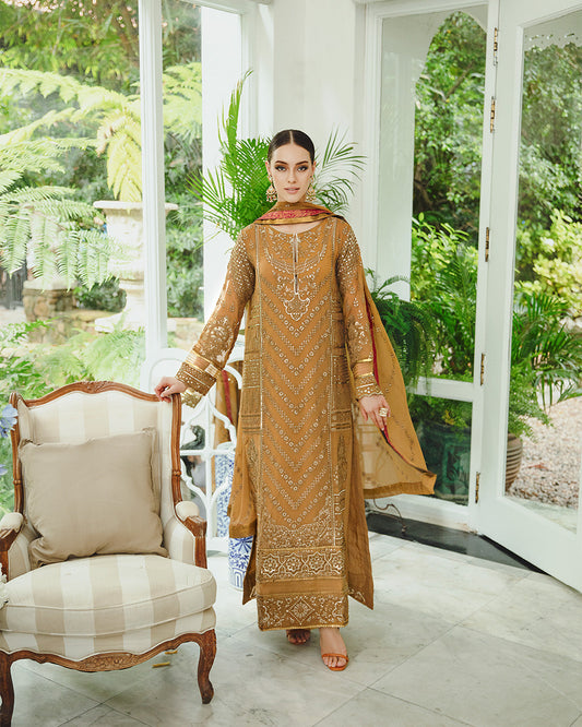 Maryum n Maria | Freesia Ariya Formals | SW23-508 - Dijon - Mahin - Pakistani Designer Dress - by Maryam N Maria | Type: Formal - 100% Original at Saira Sultan