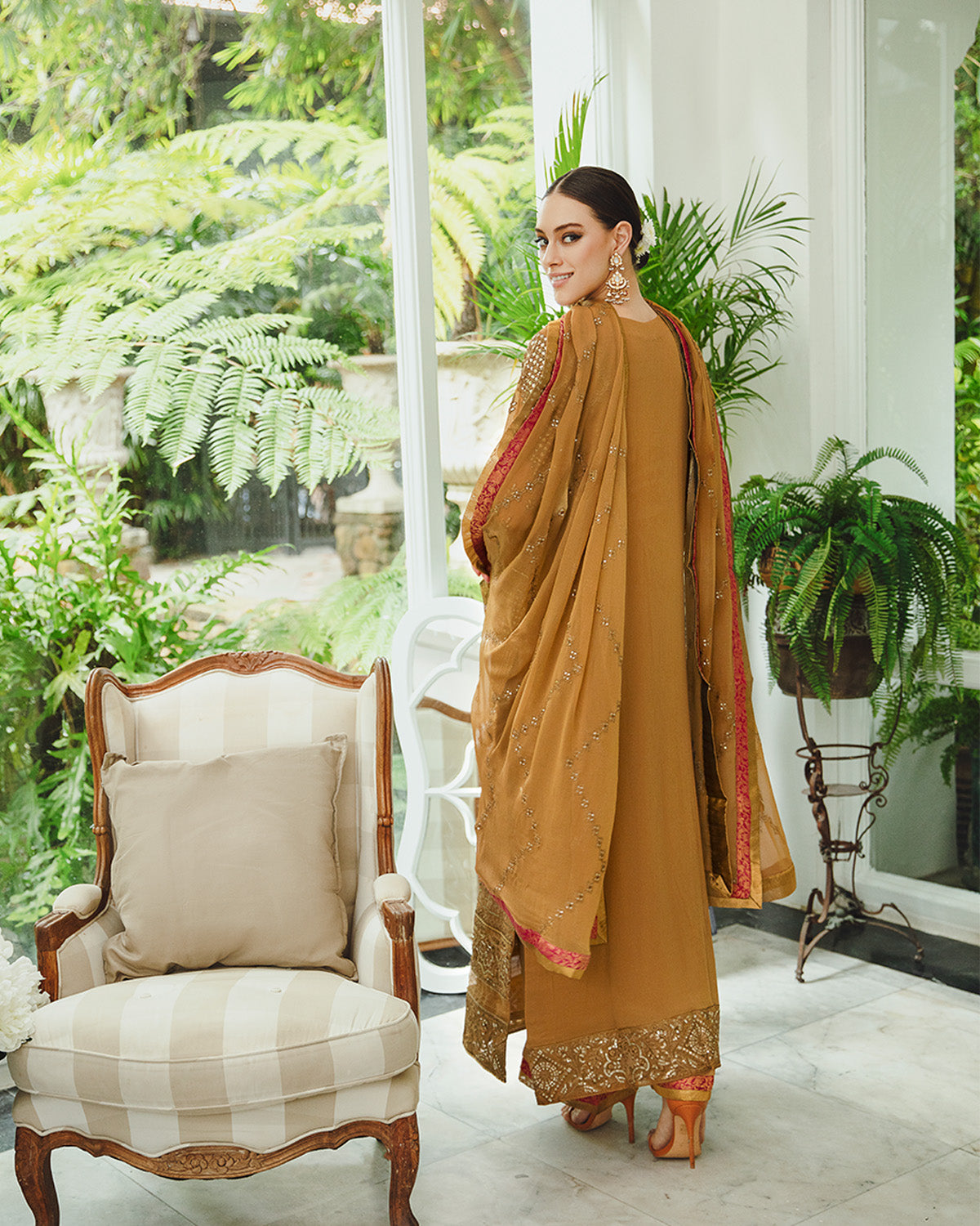 Maryum n Maria | Freesia Ariya Formals | SW23-508 - Dijon - Mahin - Pakistani Designer Dress - by Maryam N Maria | Type: Formal - 100% Original at Saira Sultan