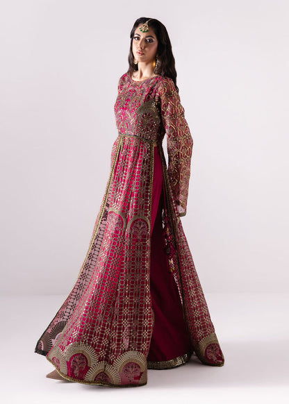 Laj | Elaheh Formals | LAIA Custom Size Magenta Organza
