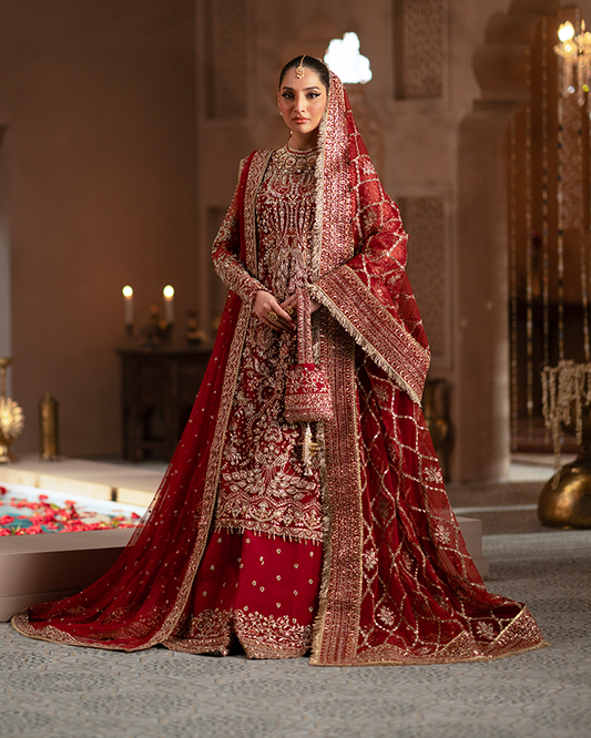 Zevk | Mughal Raniya | Mughal Mah Rani XS Red Net