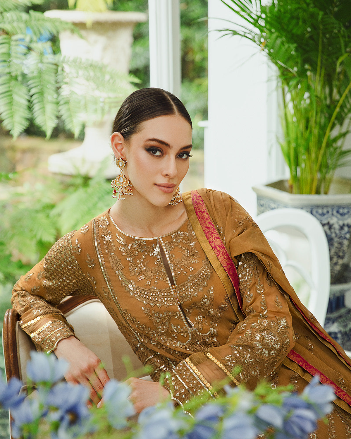 Maryum n Maria | Freesia Ariya Formals | SW23-508 - Dijon - Mahin - Pakistani Designer Dress - by Maryam N Maria | Type: Formal - 100% Original at Saira Sultan