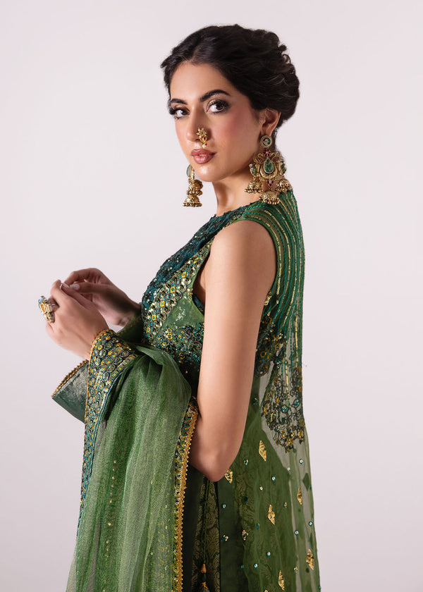 Laj | Elaheh Formals | IRENE XL Green Organza