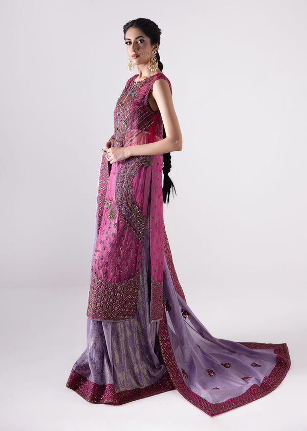 Laj | Elaheh Formals | ROSA M Purple Organza