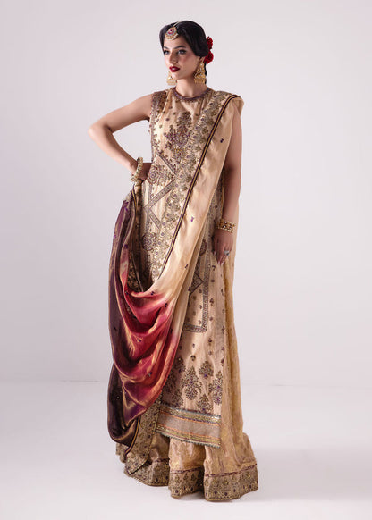 Laj | Elaheh Formals | XENIA XS Beige Cotton Silk