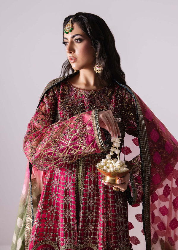 Laj | Elaheh Formals | LAIA XL Magenta Organza