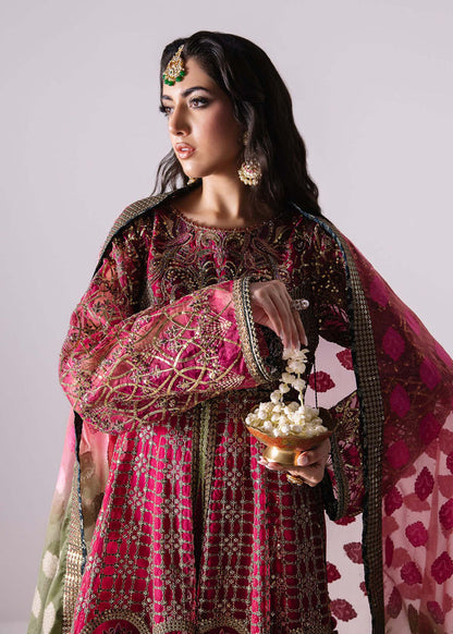 Laj | Elaheh Formals | LAIA XL Magenta Organza