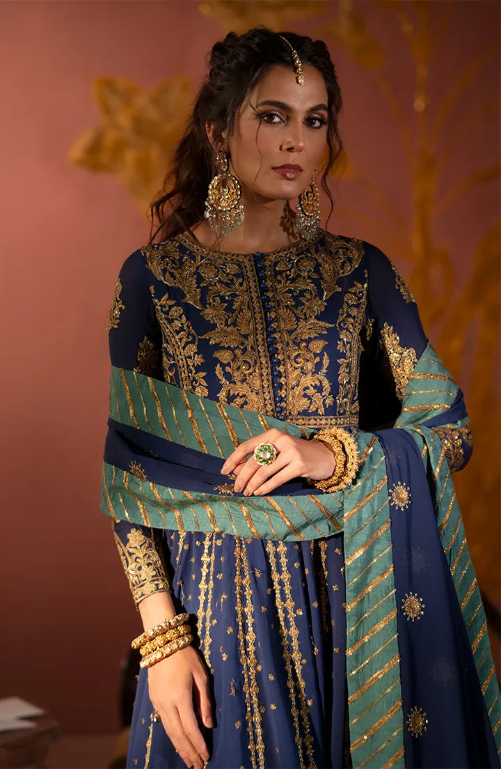 Maryum N Maria | Luxury Formals | SHIZAL - MW24-615 - Pakistani Designer Dress - by Maryum N Maria | Type: Formal - 100% Original at Saira Sultan