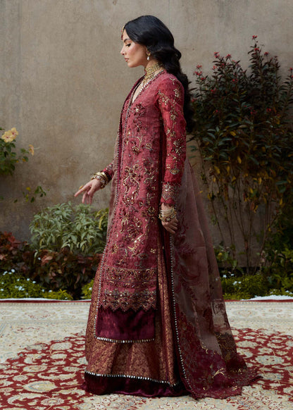 Laj | Hath Kahani Luxury Formals 24 | REKHA L Maroon Karandi