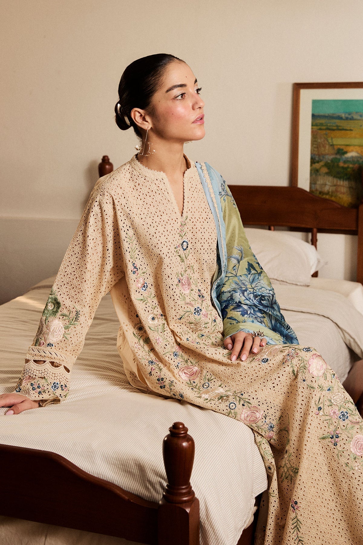 Zara Shahjahan | Satori 25 | Asa-5A S Beige Lawn
