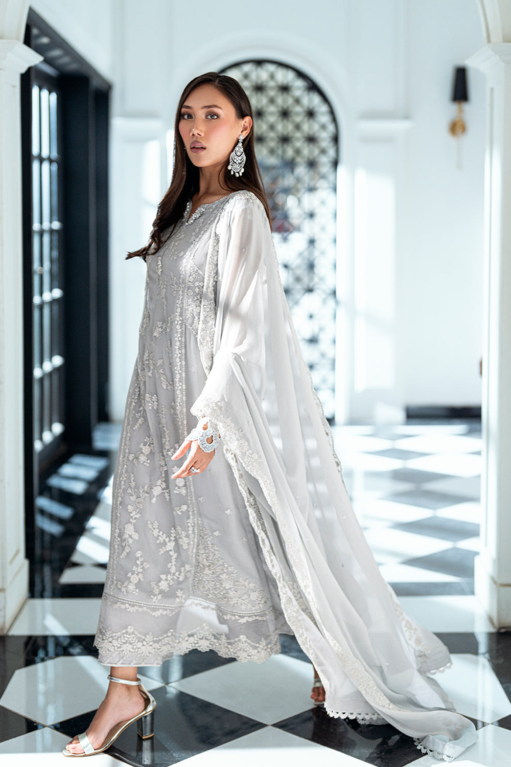 Azure | Ensembles | Ash Veil - Pakistani Designer Dress - by Azure - Type : Ladies Clothes - 100% Original at Saira Sultan