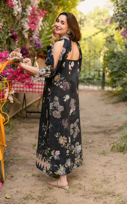 Asifa and Nabeel | Gulkari Summer 25 | Meadow Breeze (GKL-02) S Black Lawn