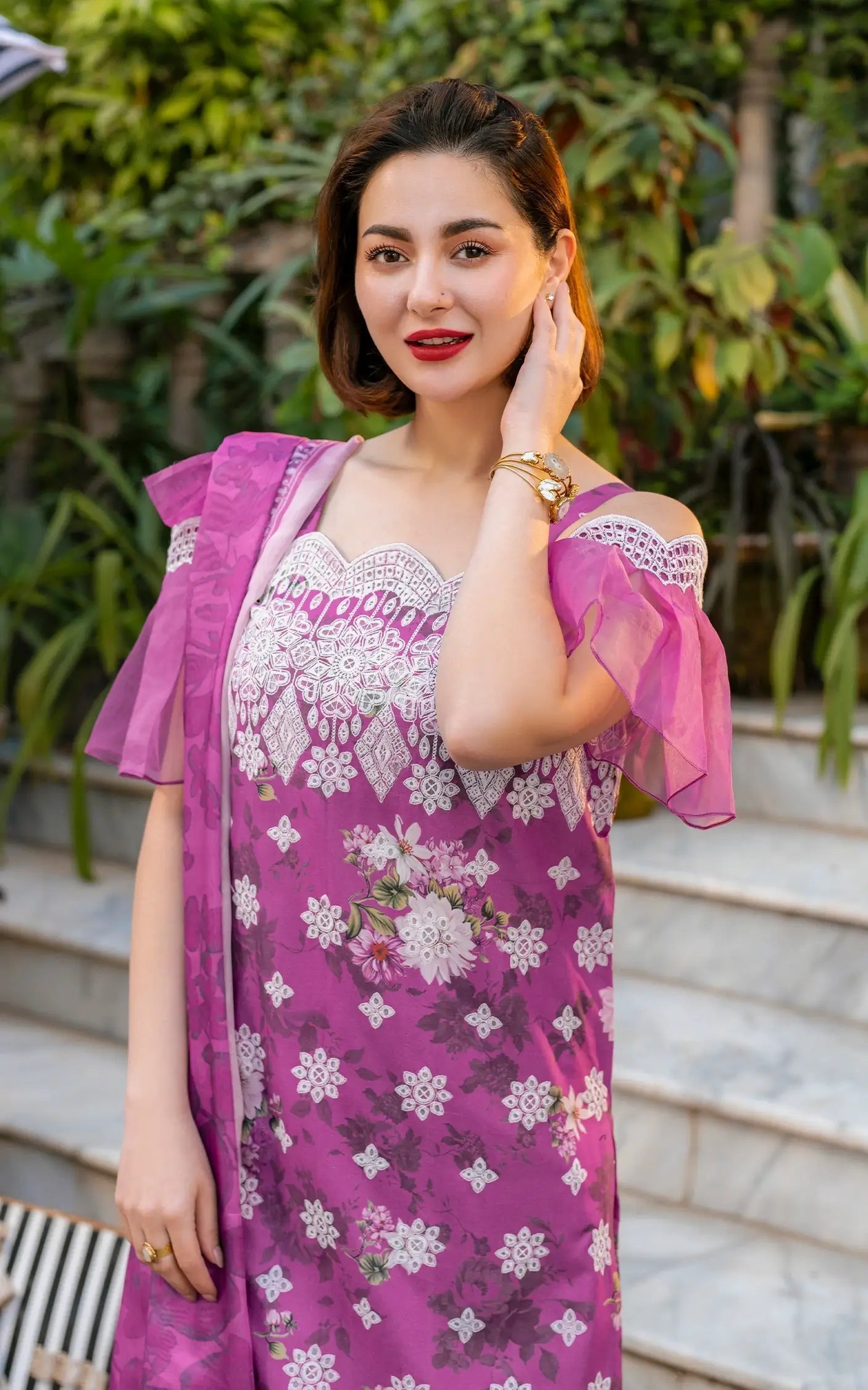 Asifa and Nabeel | Gulkari Summer 25 | Aura (GKL-12) L Purple Lawn