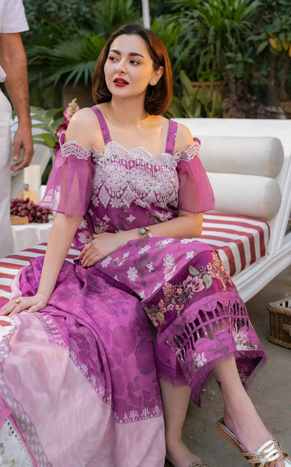 Asifa and Nabeel | Gulkari Summer 25 | Aura (GKL-12) XL Purple Lawn