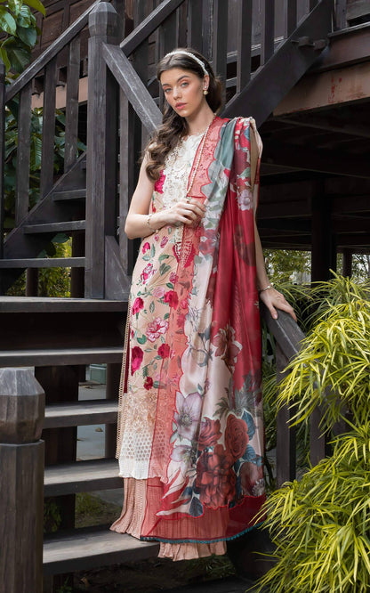 Asifa and Nabeel | Rosemary Ruffles 24 | Botanica - Pakistani Designer Dress - by Asifa and Nabeel | Type: Luxury - 100% Original at Saira Sultan