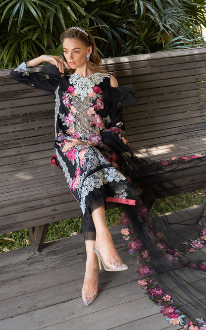 Asifa and Nabeel | Rosemary Ruffles 24 | Euphoria - Pakistani Designer Dress - by Asifa and Nabeel | Type: Luxury - 100% Original at Saira Sultan