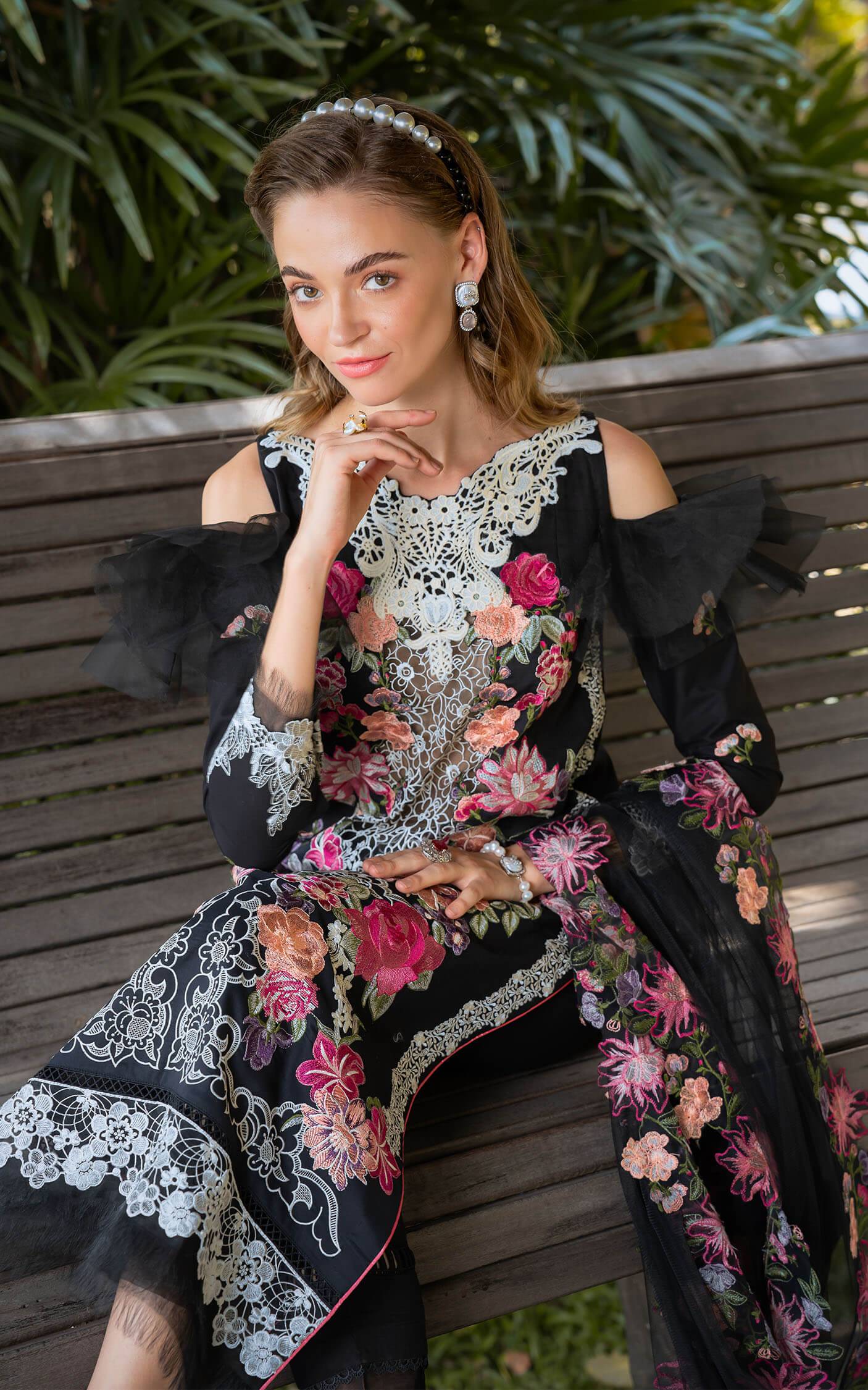 Asifa and Nabeel | Rosemary Ruffles 24 | Euphoria - Pakistani Designer Dress - by Asifa and Nabeel | Type: Luxury - 100% Original at Saira Sultan