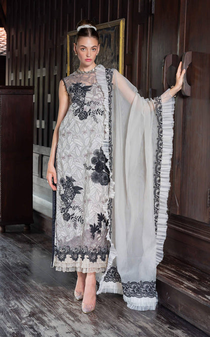 Asifa and Nabeel | Rosemary Ruffles 24 | Aurora - Pakistani Designer Dress - by Asifa and Nabeel | Type: Luxury - 100% Original at Saira Sultan