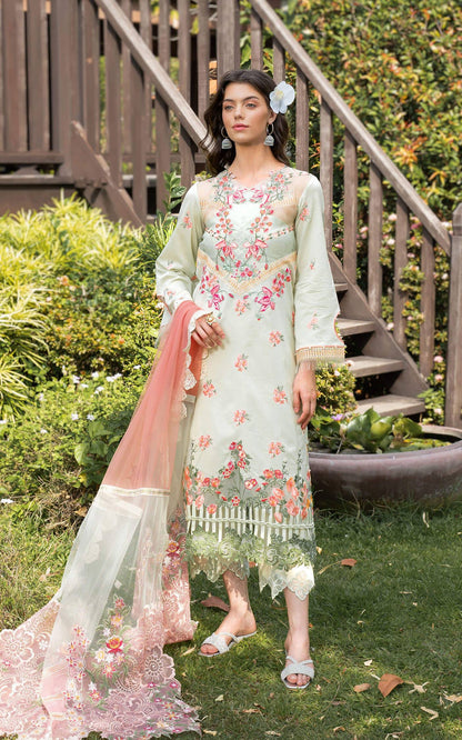 Asifa and Nabeel | Rosemary Ruffles 24 | Serene - Pakistani Designer Dress - by Asifa and Nabeel | Type: Luxury - 100% Original at Saira Sultan