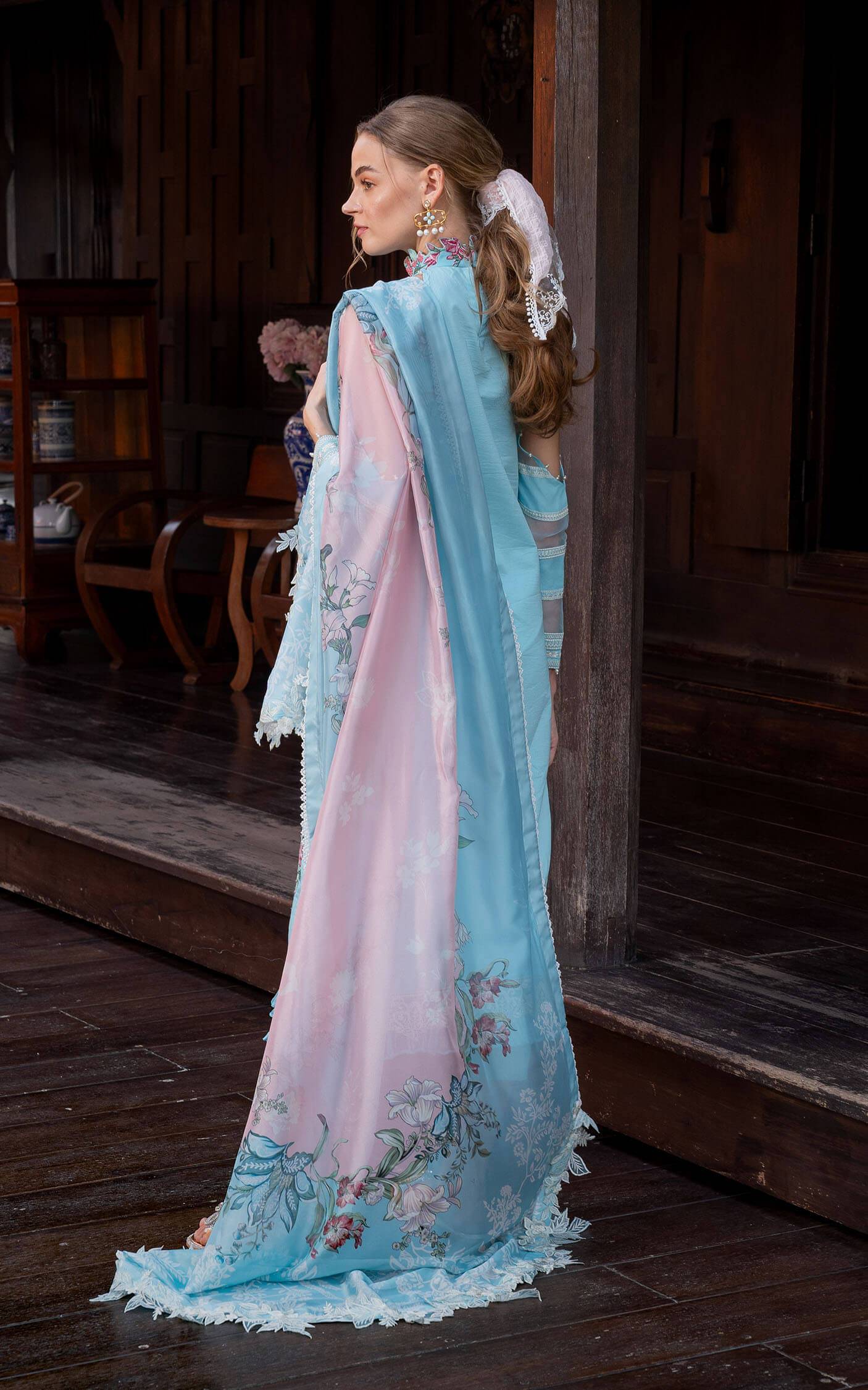 Asifa and Nabeel | Rosemary Ruffles 24 | Utopia - Pakistani Designer Dress - by Asifa and Nabeel | Type: Luxury - 100% Original at Saira Sultan
