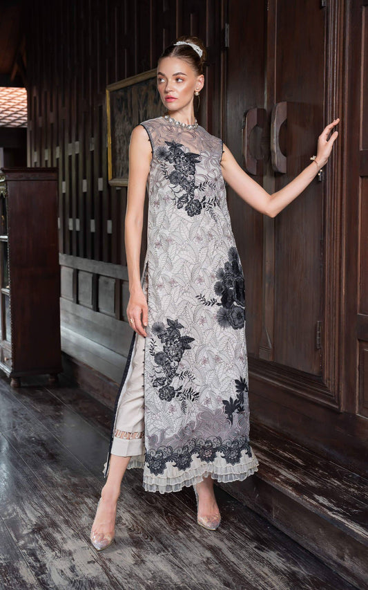 Asifa and Nabeel | Rosemary Ruffles 24 | Aurora - Pakistani Designer Dress - by Asifa and Nabeel | Type: Luxury - 100% Original at Saira Sultan