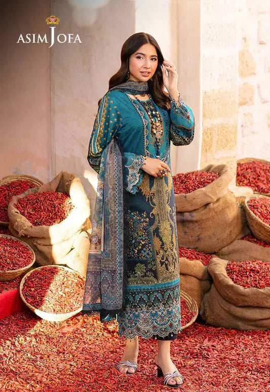 Asim Jofa | Aira Summer Prints | AJAR 22 - Pakistani Designer Dress - by Asim Jofa | Type: Luxury - 100% Original at Saira Sultan