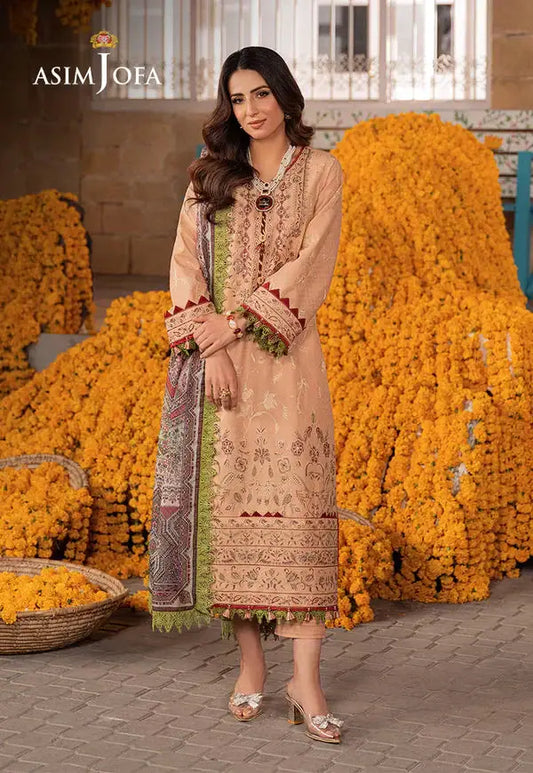 Asim Jofa | Aira Summer Prints | AJAR-31 - Pakistani Designer Dress - by Asim Jofa | Type: Luxury - 100% Original at Saira Sultan