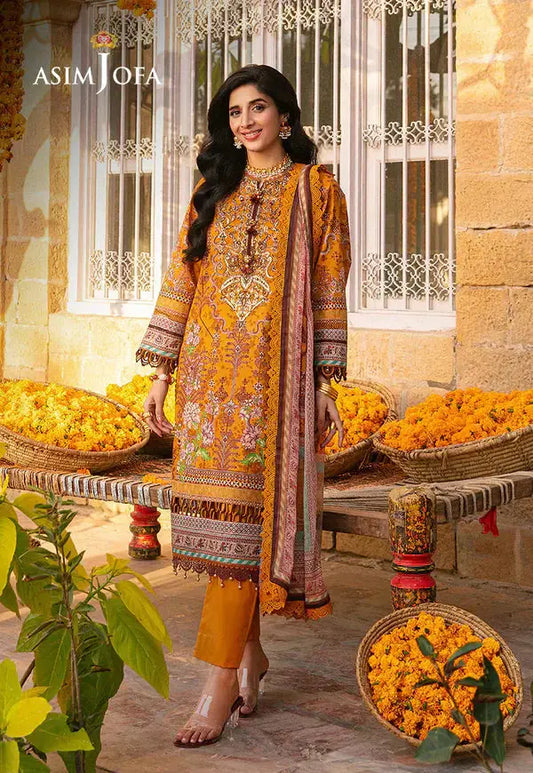 Asim Jofa | Aira Summer Prints | AJAR-15 - Pakistani Designer Dress - by Asim Jofa | Type: Luxury - 100% Original at Saira Sultan