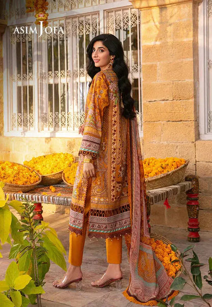 Asim Jofa | Aira Summer Prints | AJAR-15 - Pakistani Designer Dress - by Asim Jofa | Type: Luxury - 100% Original at Saira Sultan