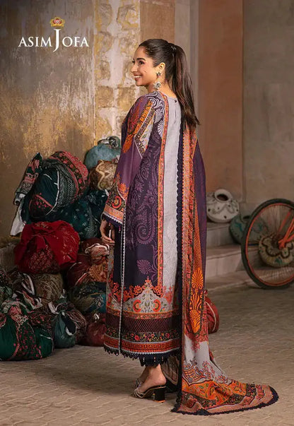 Asim Jofa | Aira Summer Prints | AJAR-12 - Pakistani Designer Dress - by Asim Jofa | Type: Luxury - 100% Original at Saira Sultan