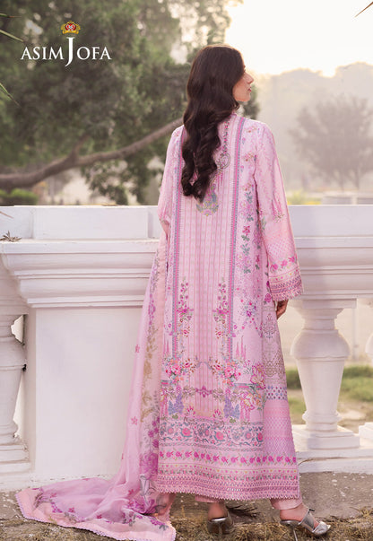 Asim Jofa | Charmuse Silk | AJRS-03 S Pink Grip