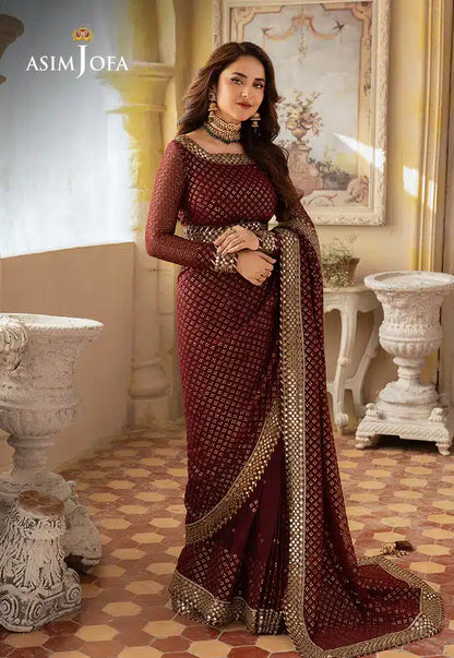 Asim Jofa | Khwab e Naubahar 23 | AJNB-07 - Pakistani Designer Dress - by Asim Jofa | Type: Bridal - 100% Original at Saira Sultan